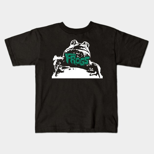 70's  cult film  Frogs horror Kids T-Shirt by TeeFection